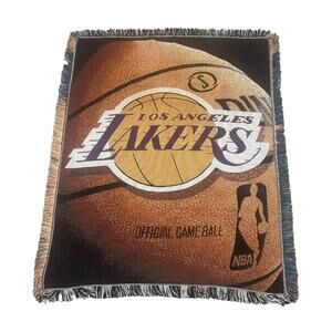 NBA Los Angeles Lakers Official Basketball Tapestry Throw Blanket 45 x 55